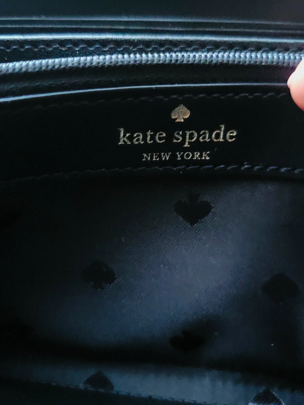 Kate Spade Staci Large Continental Wallet Black Saffiano Leather Zip Around